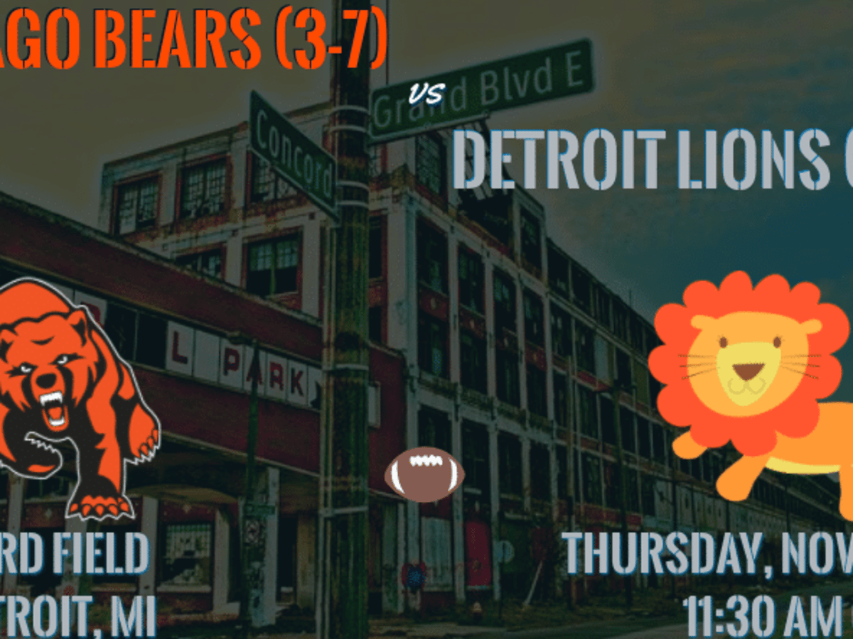 Thanksgiving Day: Chicago Bears vs. Detroit Lions Prediction and Preview 