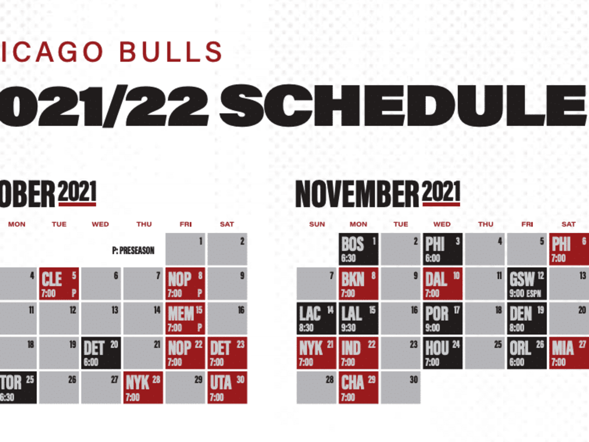 2021-22 Season Schedule