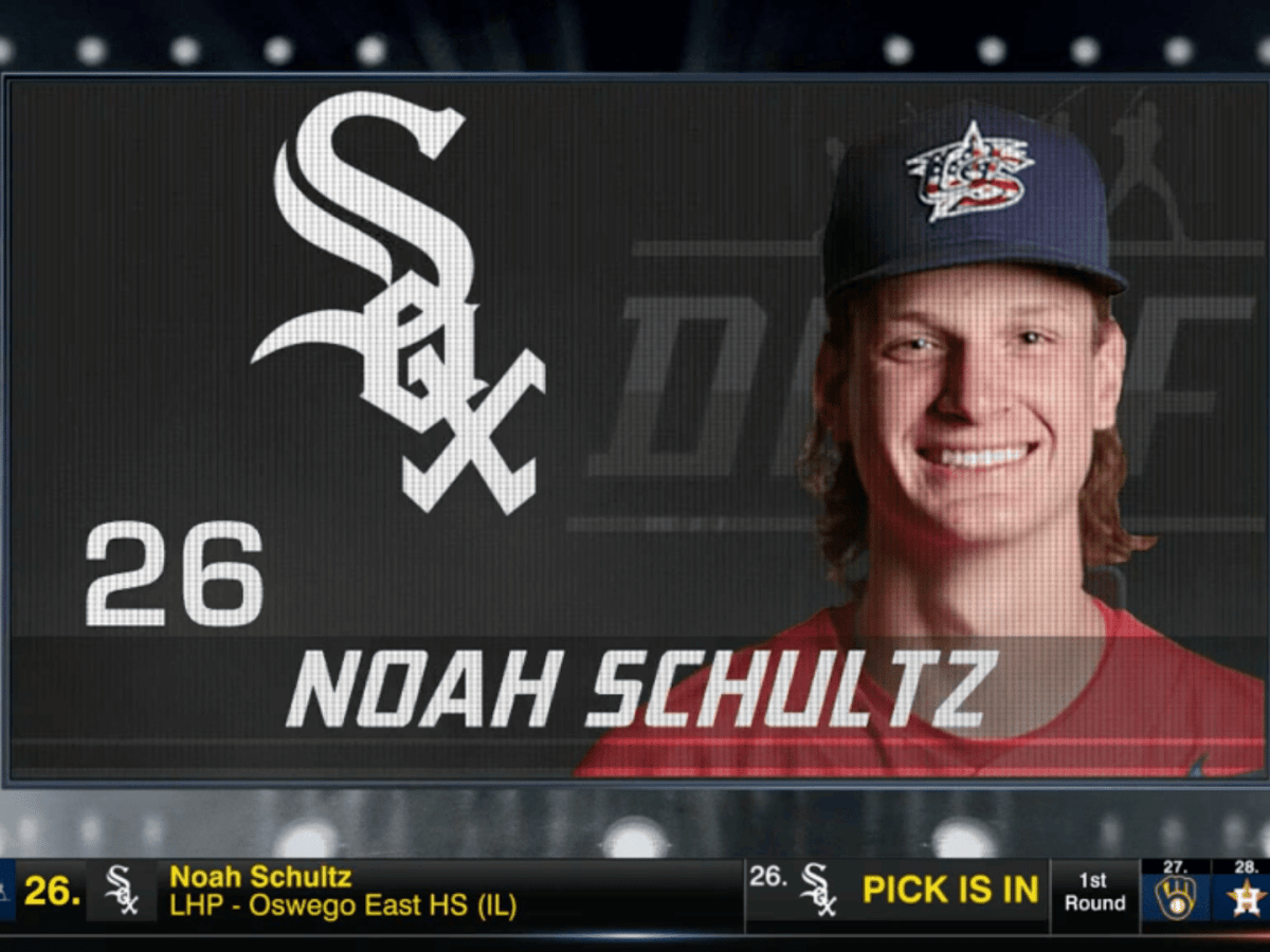 Top-selling Item] Chicago White Sox Noah Schultz 36 2022-23 Draft White  Home 3D Unisex Jersey