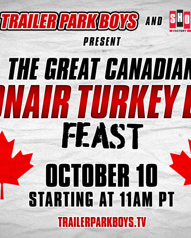 Ricky, Julian, and Bubbles from Trailer Park Boys to host 1st annual Donair Turkey Day Feast on Shout TV.