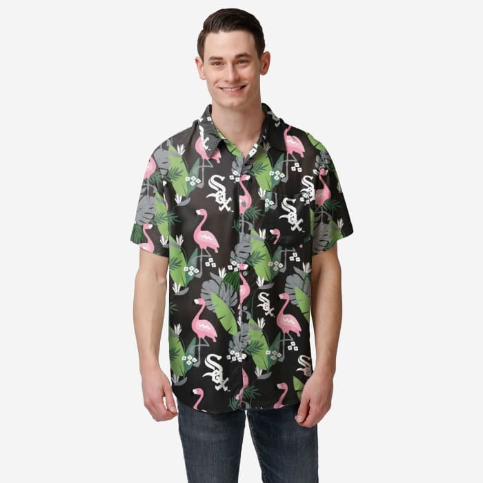 Chicago White Sox Floral Button Up Shirt