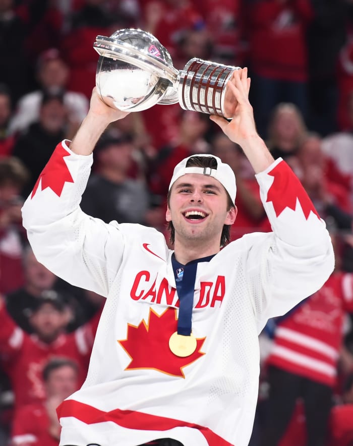 Chicago Steel Alum Adam Fantilli Wins Gold With Canada at 2023 World ...