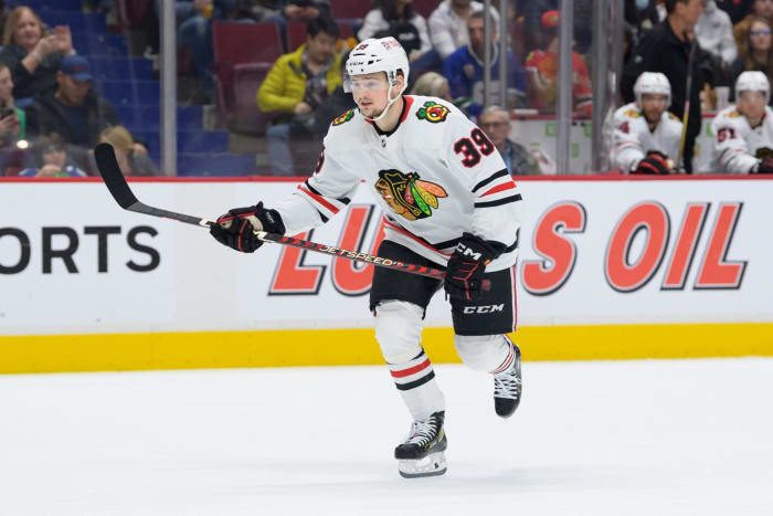 Blackhawks forward Luke Philp out 6 months after Achilles surgery - On ...