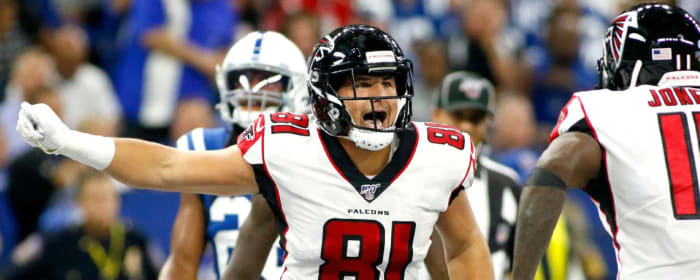 Austin Hooper TE ATL6'4" 254LbsJustin Casterline/Getty Images