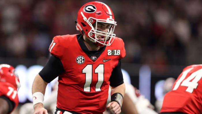 Fromm is a proven winner, taking Georgia to the National Championship in 2018. Photo: Christian Petersen/Getty Images