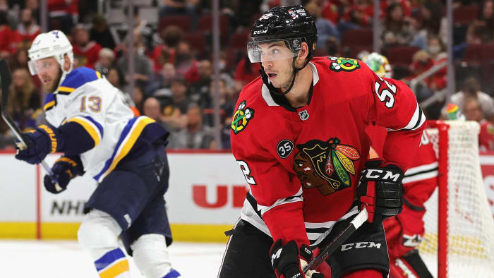 Blackhawks' Reese Johnson Returns from LTIR, Joins IceHogs - On Tap ...