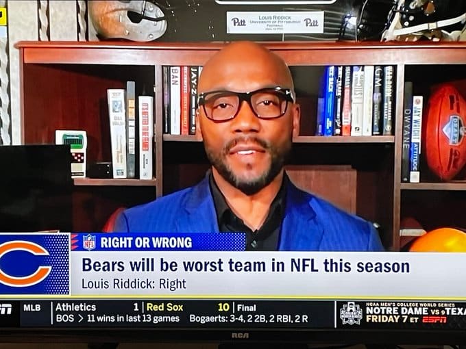 Louis Riddick Says The Chicago Bears Will Be The Worst Team In NFL and ...