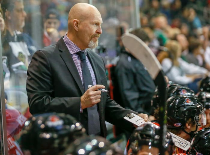 The Texas Stars played the Rockford IceHogs in an AHL Hockey game at the HEB Center in Cedar Park, Texas, on April 5, 2019. The Stars won 2-1. (Andy Nietupski / Texas Stars)