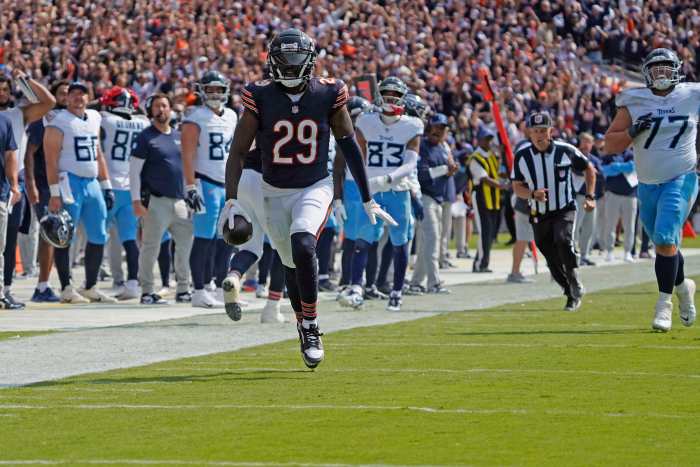 Chicago Bears CB Tyrique Stevenson Wins NFC Defensive Player Of The ...