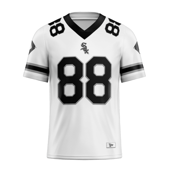 The Chicago White Sox basketball jersey giveaway for Saturday, August 12, 2023 vs. the Milwaukee Brewers