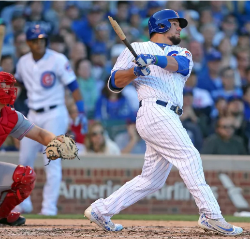 Kyle Schwarber was the best hitter in the lineup the second half of last season and is still in the arbitration phase of his contract, making him very valuable to the Cubs' roster.Photo: Dennis Wierzbicki/USA TODAY Sports