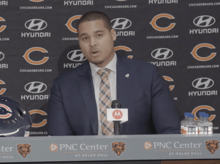 Bears GM Ryan Poles: 'We're Going To Take The North And Never Give It ...