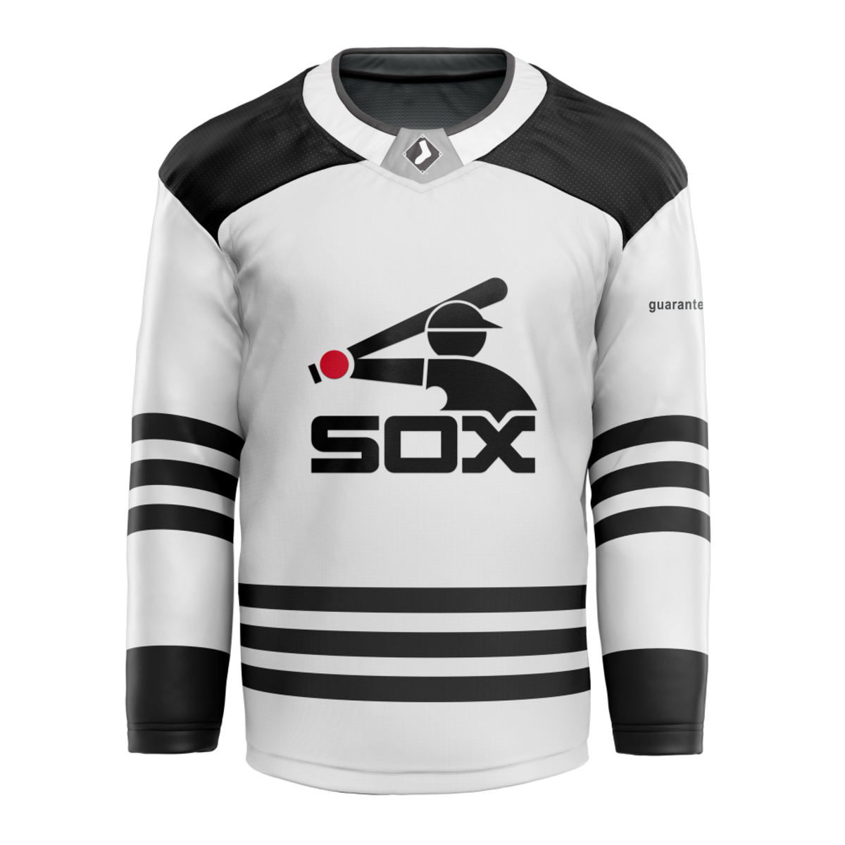 The Chicago White Sox hockey jersey giveaway for Saturday, April 29, 2023 against the Tampa Bay Rays
