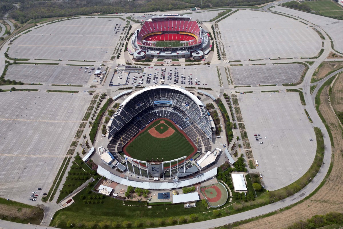 Kauffman and Arrowhead Stadiums, Kansas City, Missouri