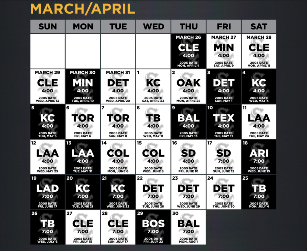 Sox Rewind Schedule Part 1