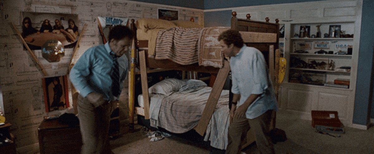Step Brothers Bedroom GIF
