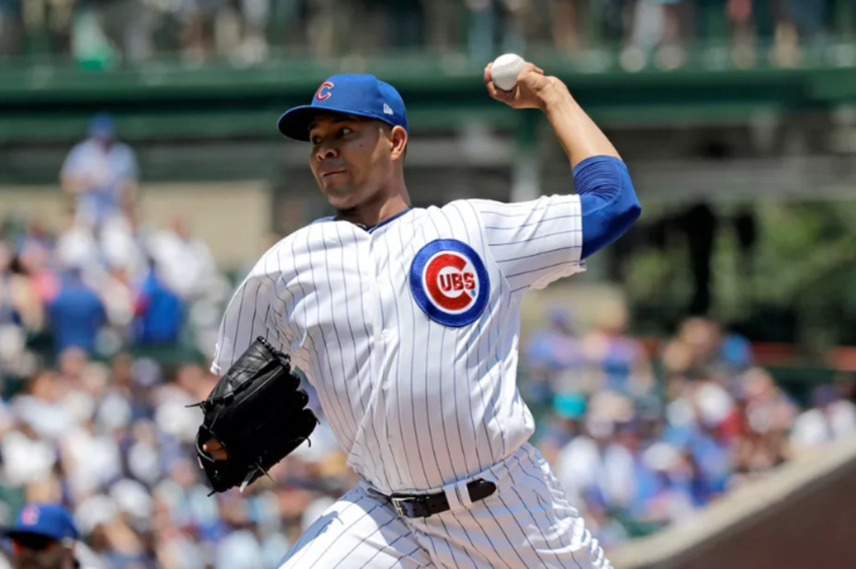 Ranking 24th in WAR shows that the Cubs have gotten exactly what they wanted out of acquiring Quintana: a very good starter with a cheap, controllable contract.Photo: Nam Y. Huh/AP