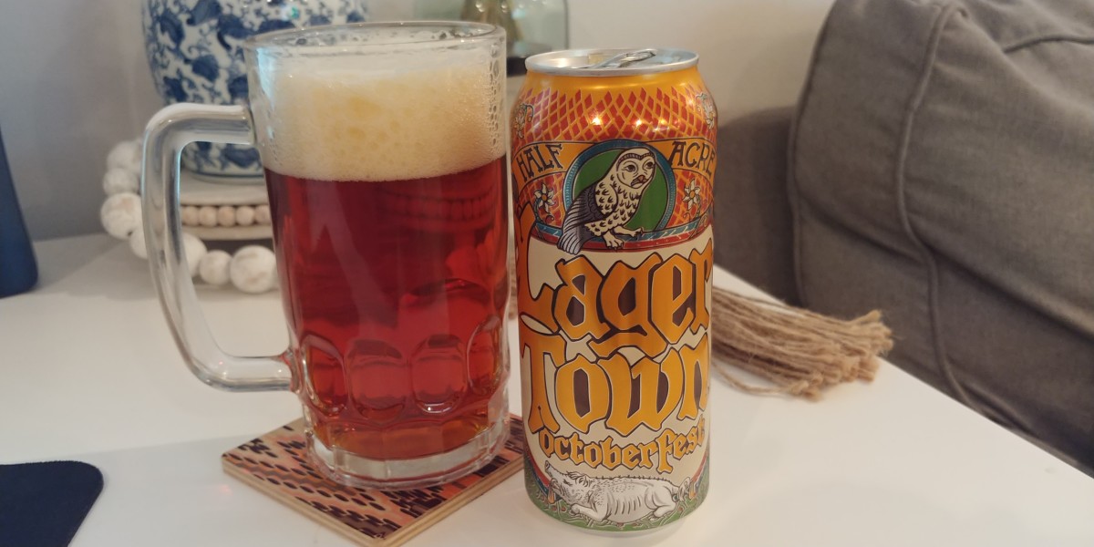 Half Acre Lager Town Beer
