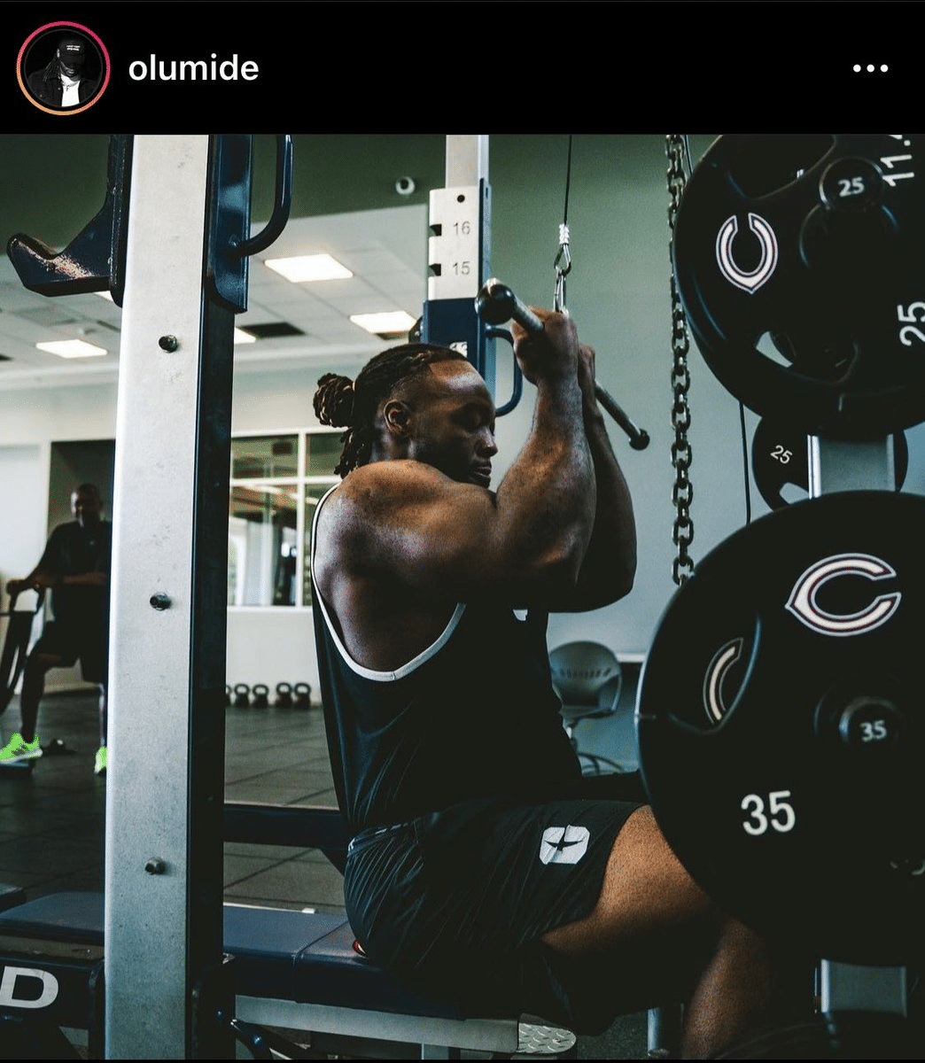 Larry Ogunjobi Chicago Bears Instagram