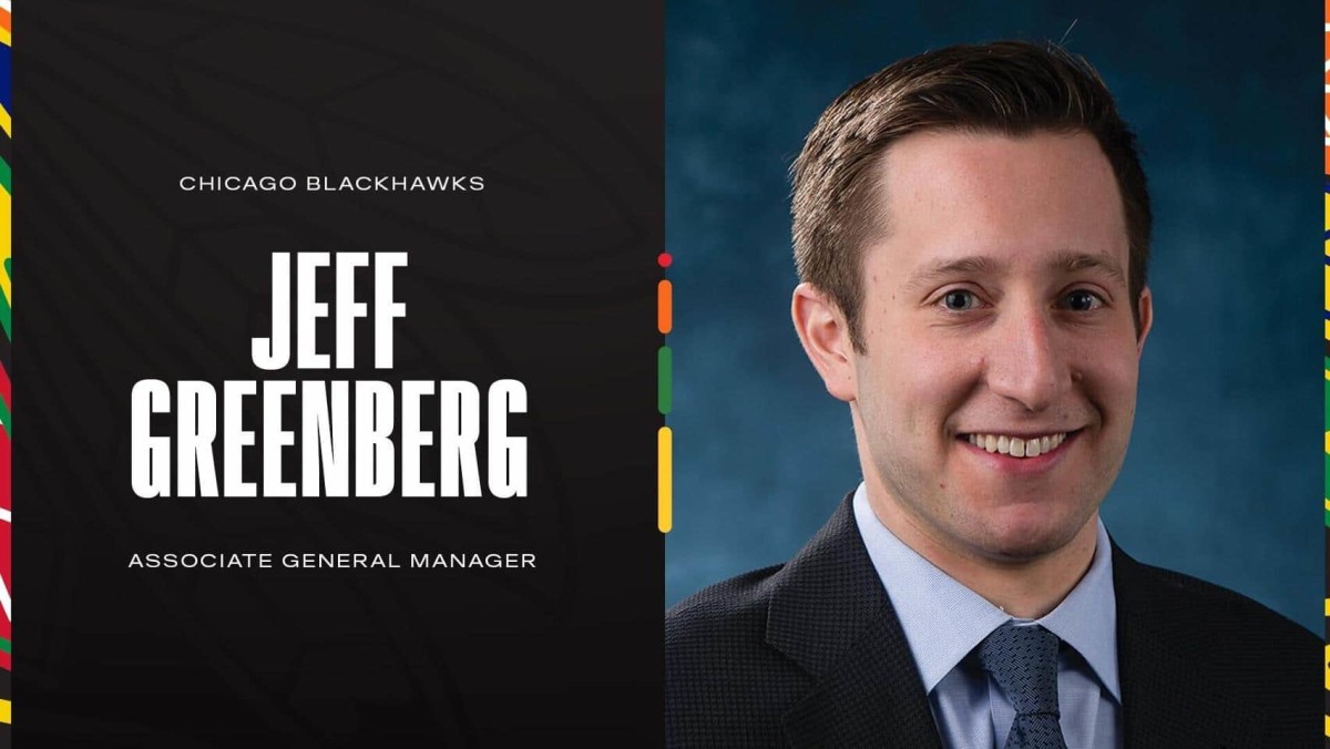 Jeff Greenberg Chicago Blackhawks Associate GM Front Office Role