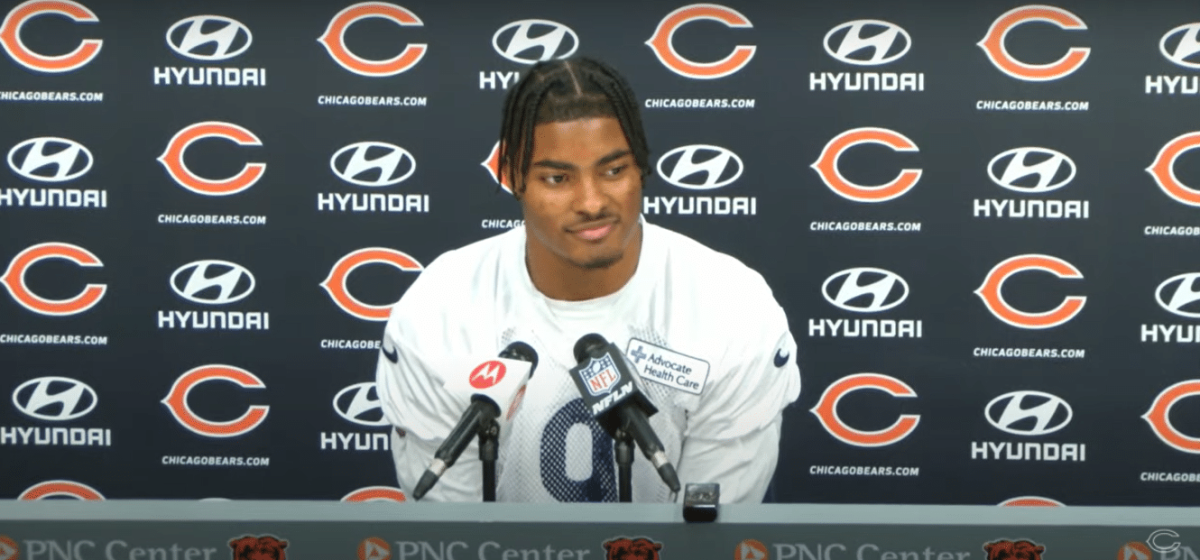 Jaquan Brisker Chicago Bears Safety NFL Draft press conference