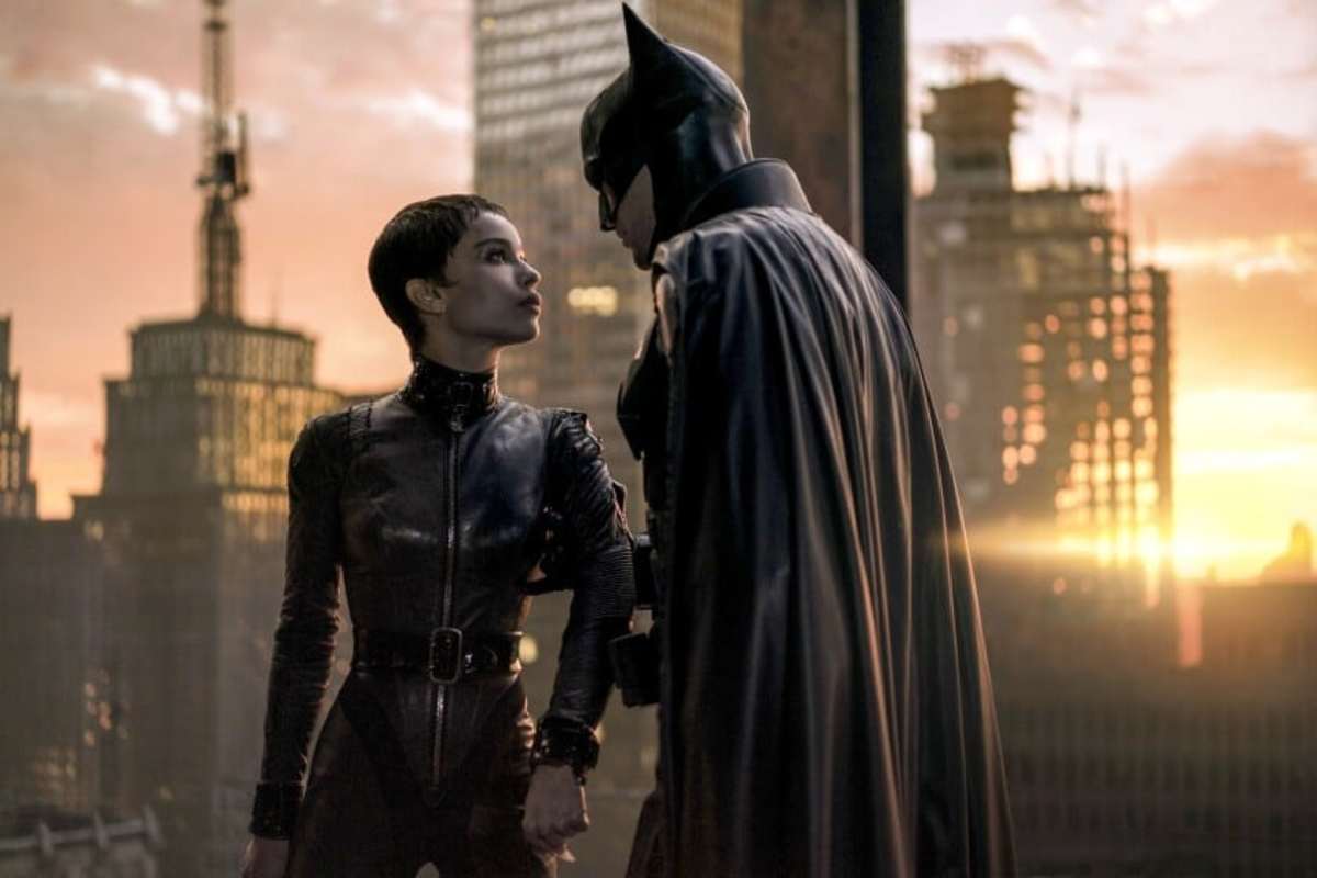 Zoë Kravitz as Selina Kyle and Robert Pattinson as Batman in “The Batman: | Photo: Jonathan Olley/DC Comics
