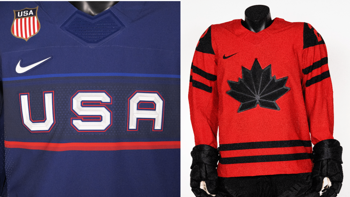 USA Canada Olympics Hockey Jerseys