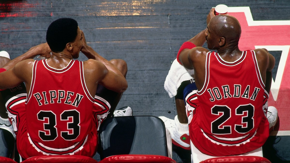 Scottie Pippen Michael Jordan Chicago Bulls