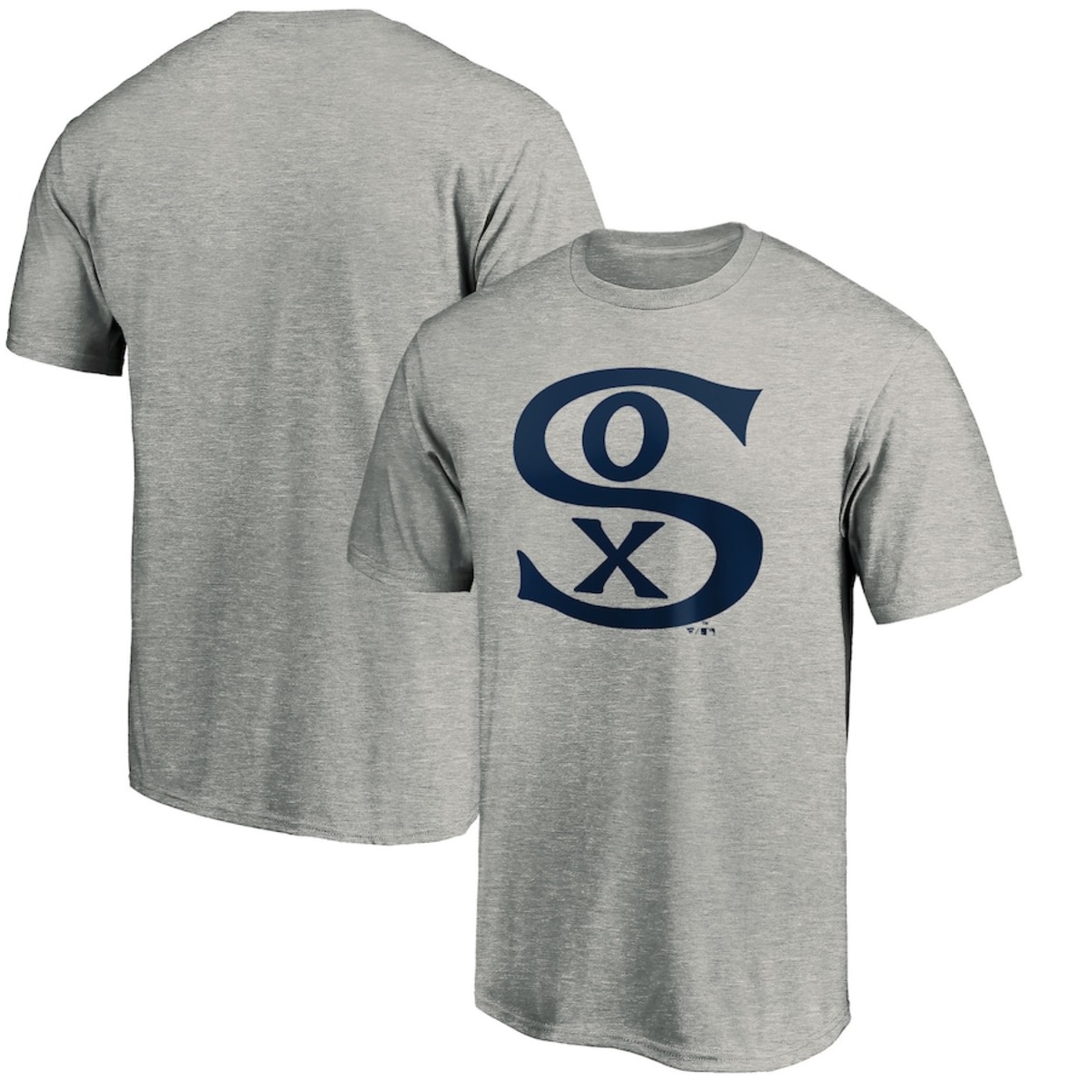 Chicago White Sox Fanatics Branded Cooperstown Collection Forbes Team T-Shirt - Heathered Gray