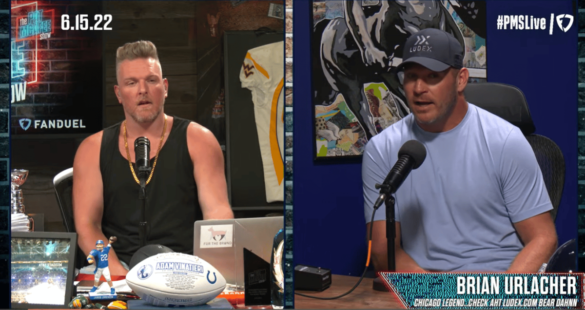 Chicago Bears Brian Urlacher The Pat McAfee Show