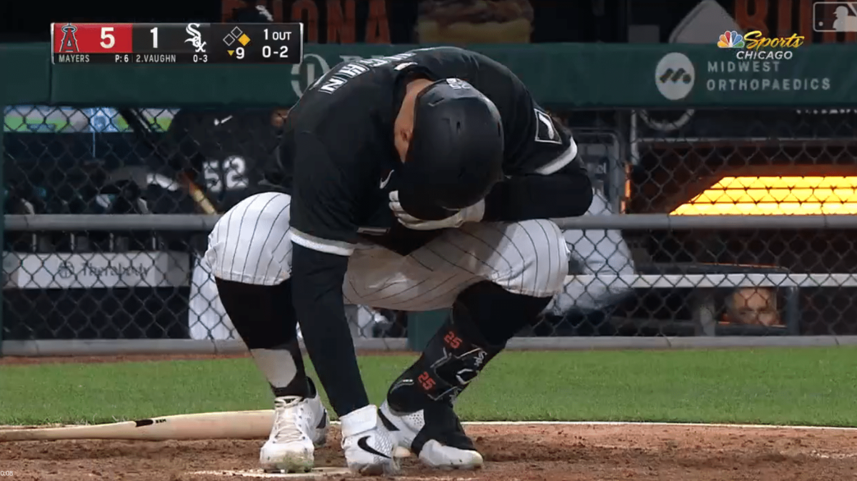 Andrew Vaughn Injury Update Hit By Pitch Hand X-Rays Chicago White Sox