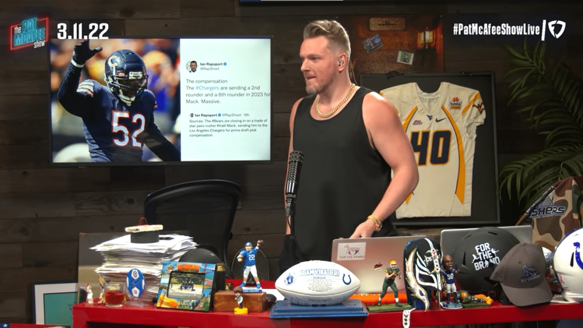 The Pat McAfee Show YouTube Chicago Bears Trade Khalil Mack