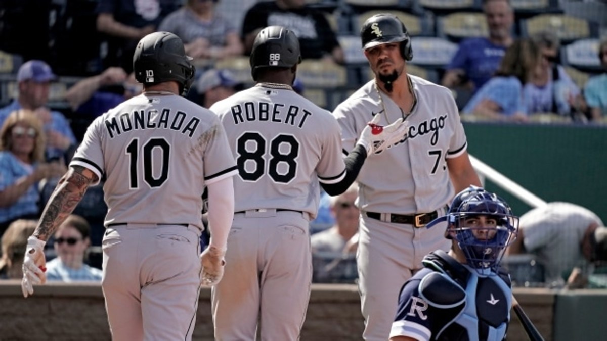 Jose Abreu & Yoan Moncada & Tim Anderson Chicago White Sox Triple