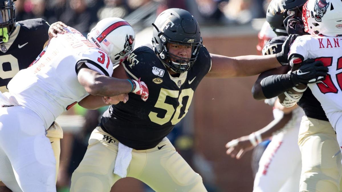 Zach Tom Center Wake Forest  NFL Draft Profile & Scouting Report