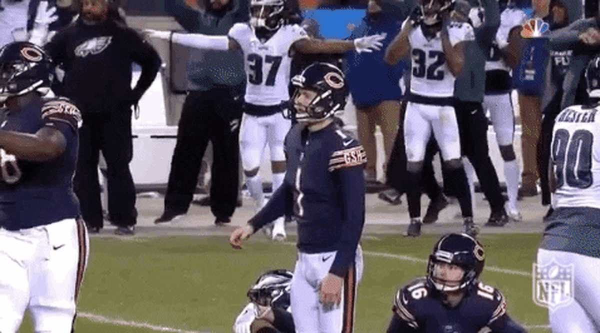 Fortunately, the Bears will have a new kicker for the rematch.