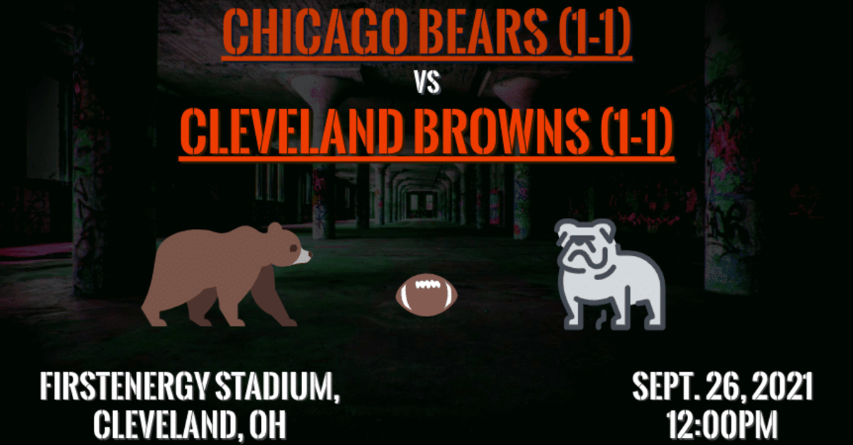 chicago bears at cleveland browns