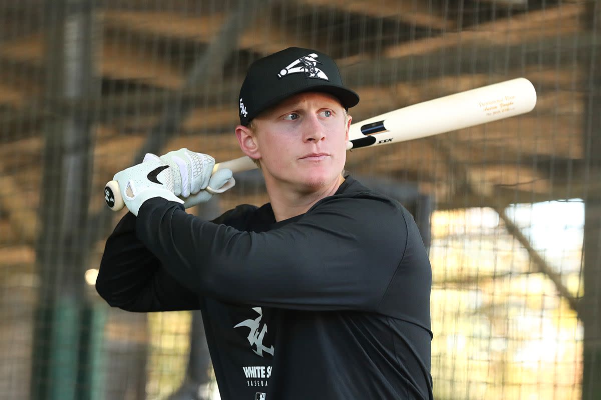 White Sox top prospect Andrew Vaughn has made quite the impression this spring. He's pushing the front office to put him on the Opening Day roster.Photo: John Antonoff/For the Sun-Times