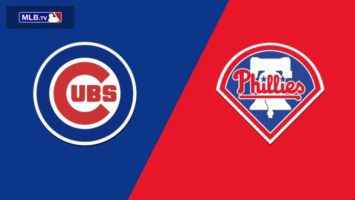Chicago Cubs and Philadelphia Phillies logos side-by-side