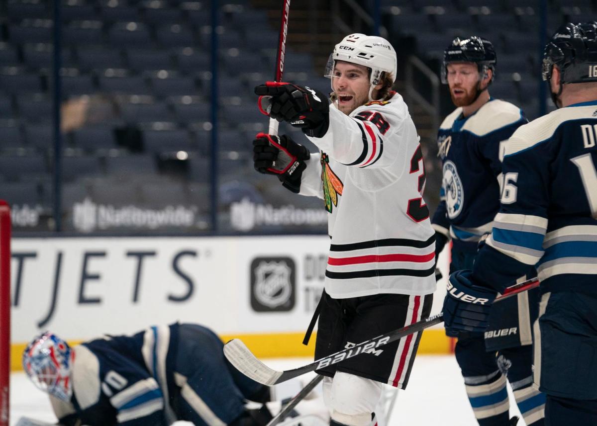 Blackhawks Squander Late Lead, Beat Columbus in Shootout - On Tap ...