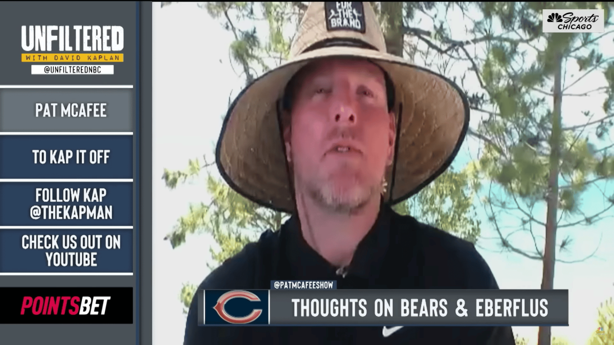 Pat McAfee Chicago Bears Matt Eberflus Comments