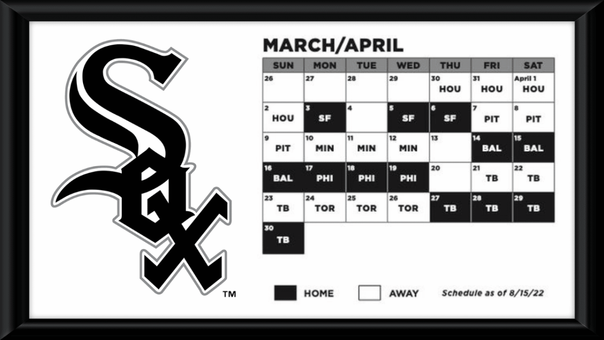 Chicago White Sox Schedule 2023 March April