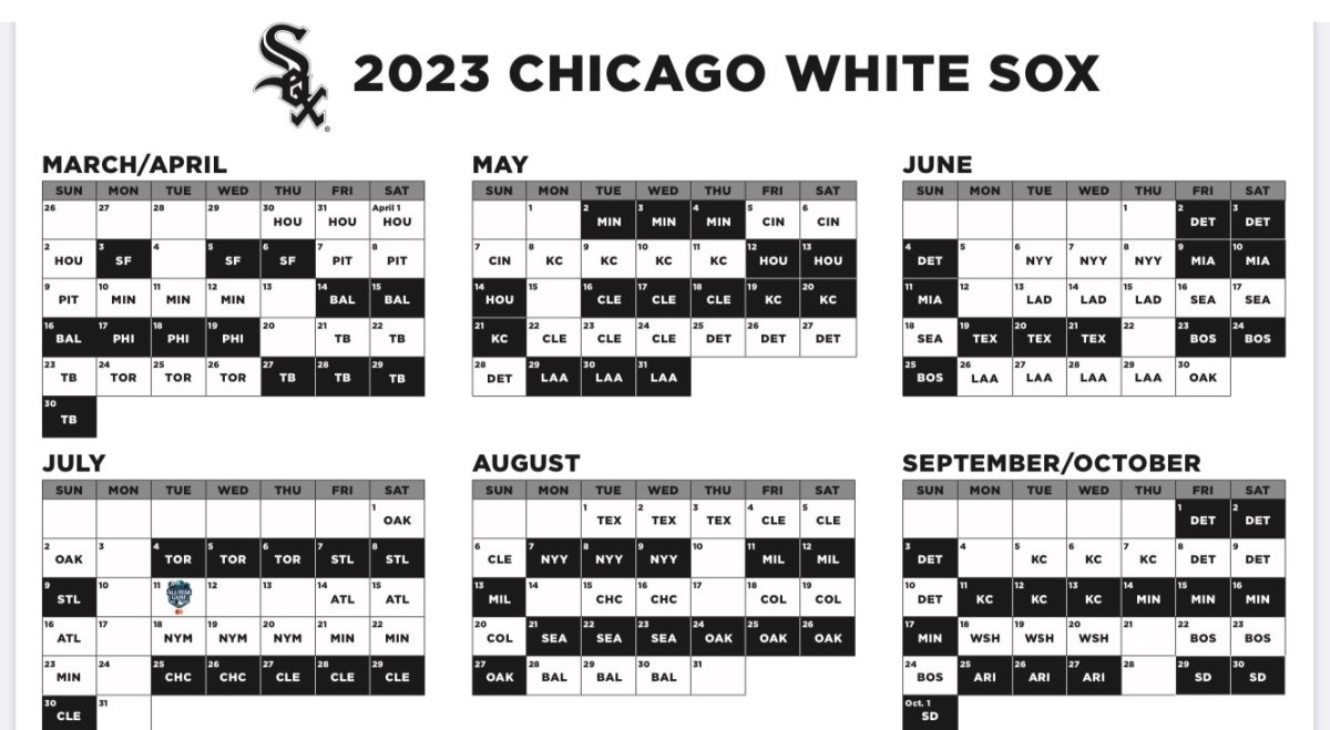 Chicago White Sox Release 2023 Schedule On Tap Sports Net