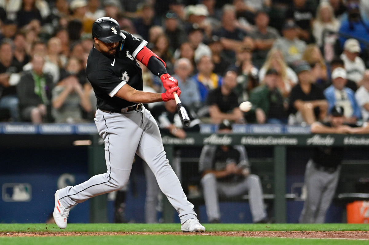 White Sox's Eloy Jimenez Carted Off Field with Hamstring Injury vs