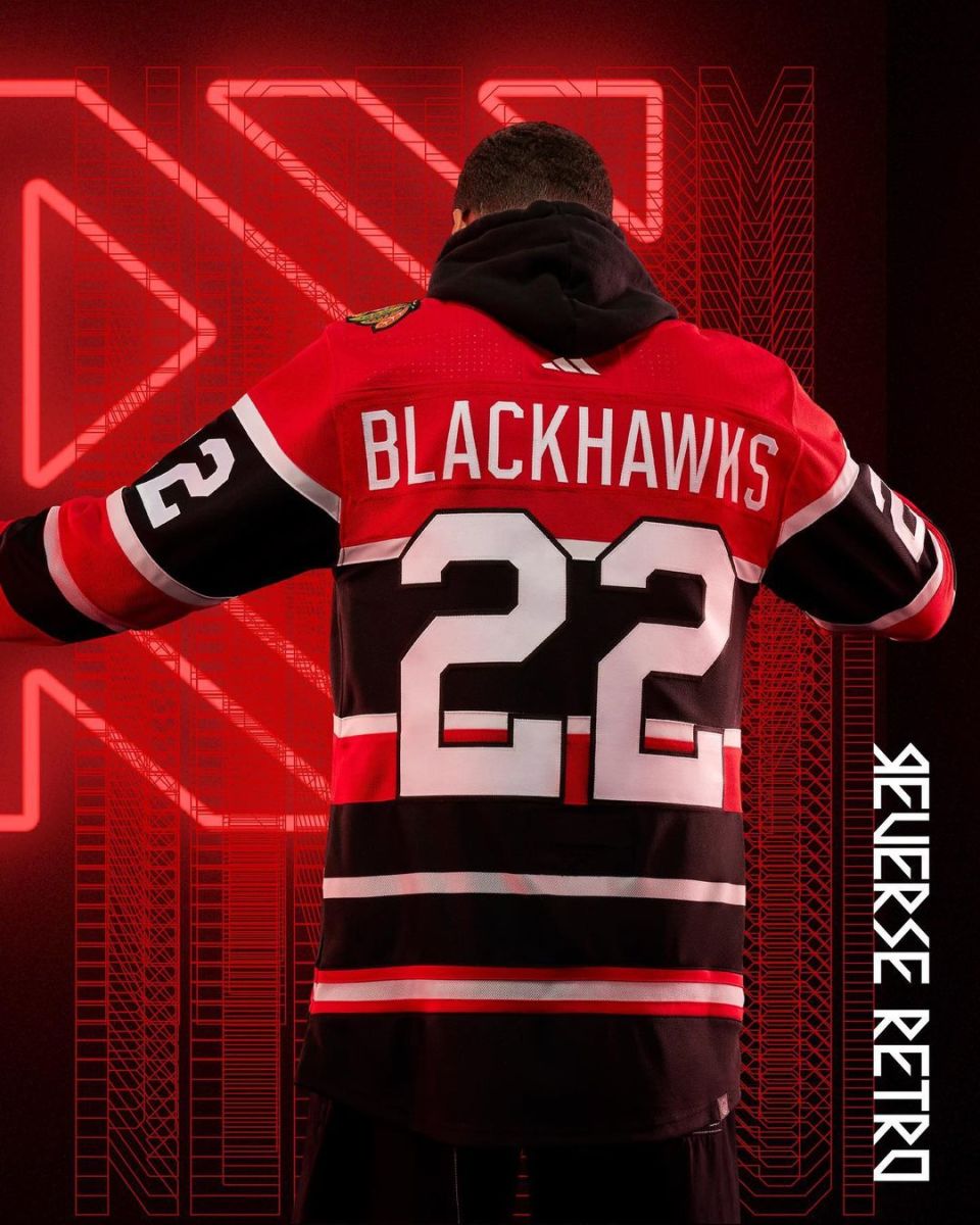 Retro chicago blackhawks jersey