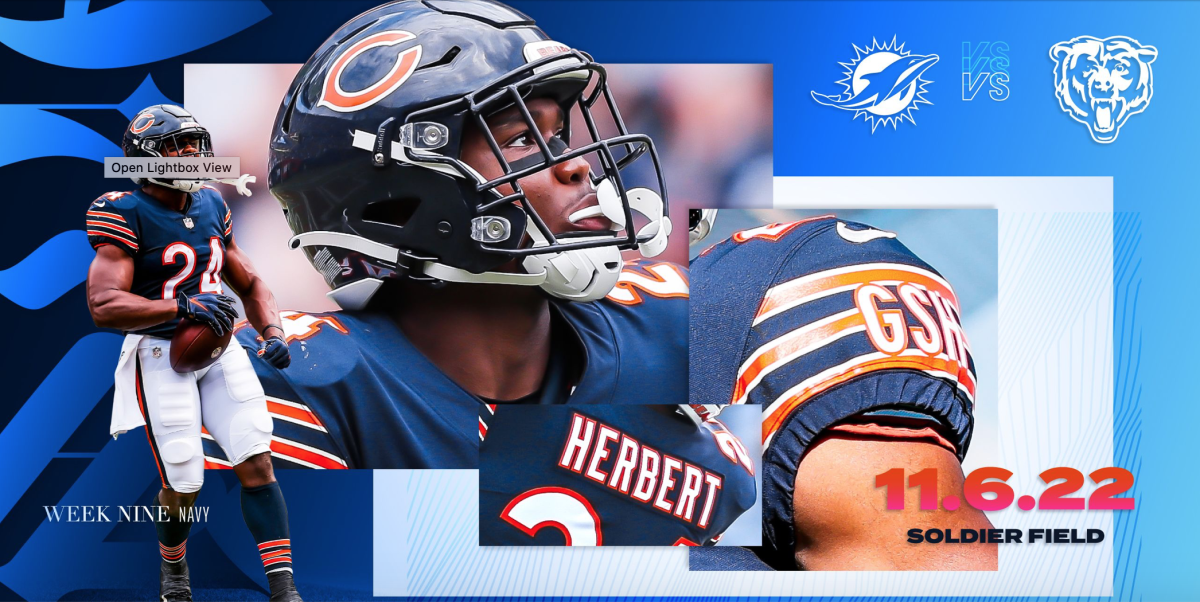 chicago bears all blue uniforms