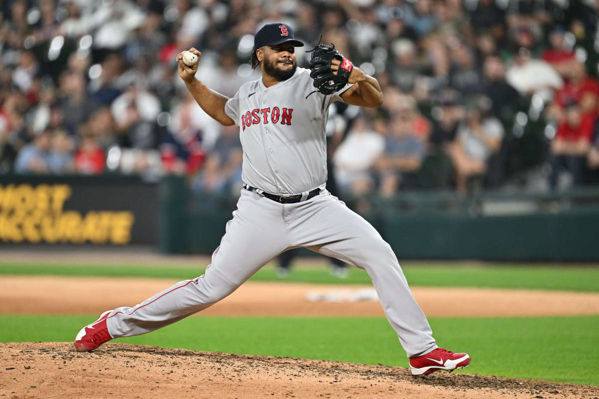 Atlanta Braves relief pitcher Kenley Jansen (74) during a MLB game