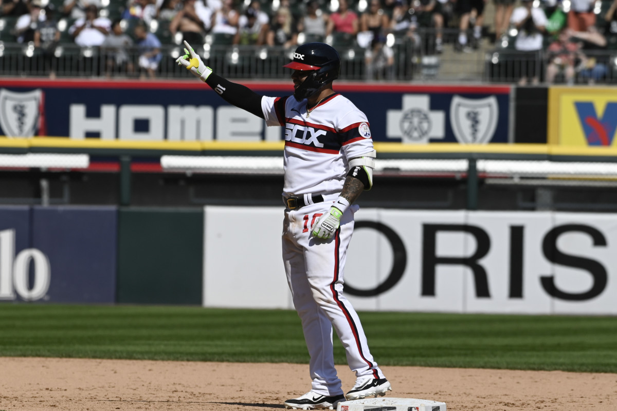 Yoan Moncada of the Chicago White Sox walks during a game against