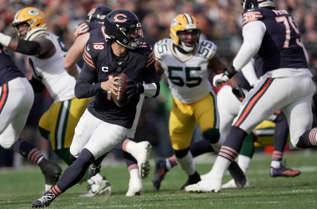 Silver Linings Caleb Williams Shines in Chicago Bears' Heartbreaking Loss to Green Bay Packers