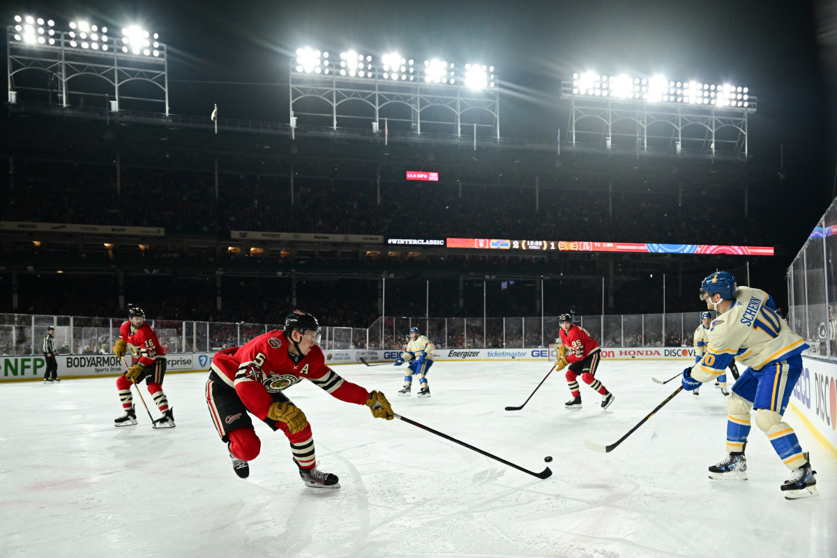 POV Chicago Blackhawks Lose 62 vs St. Louis Blues in 2025 NHL Winter